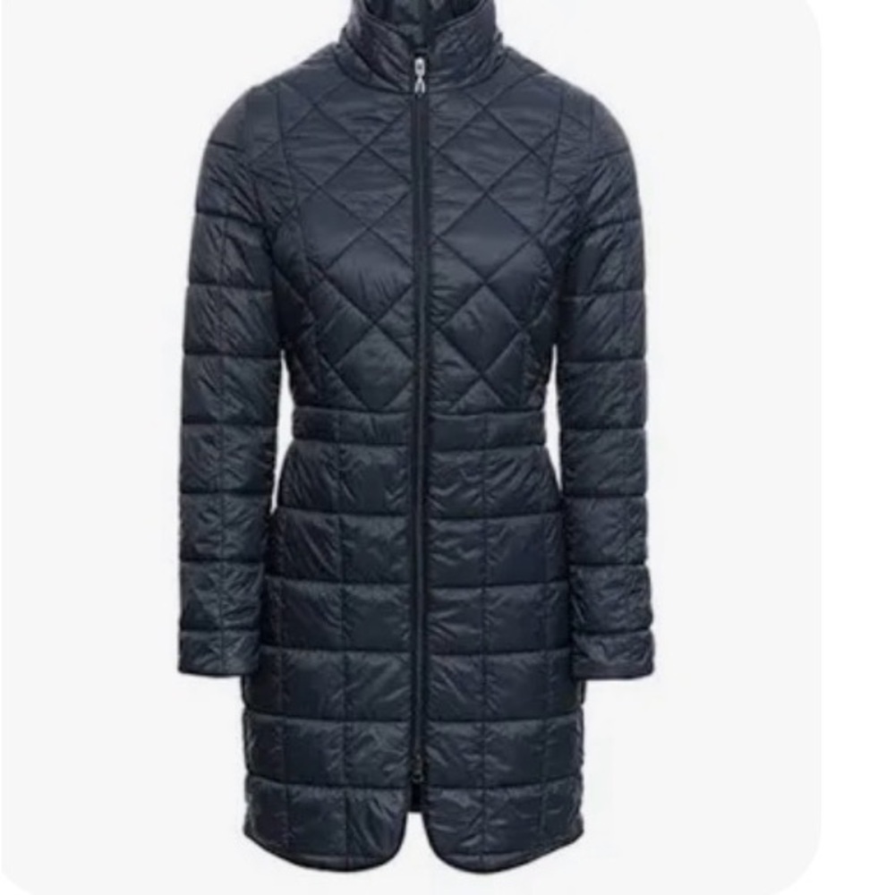 Women's Black Quilted Coat